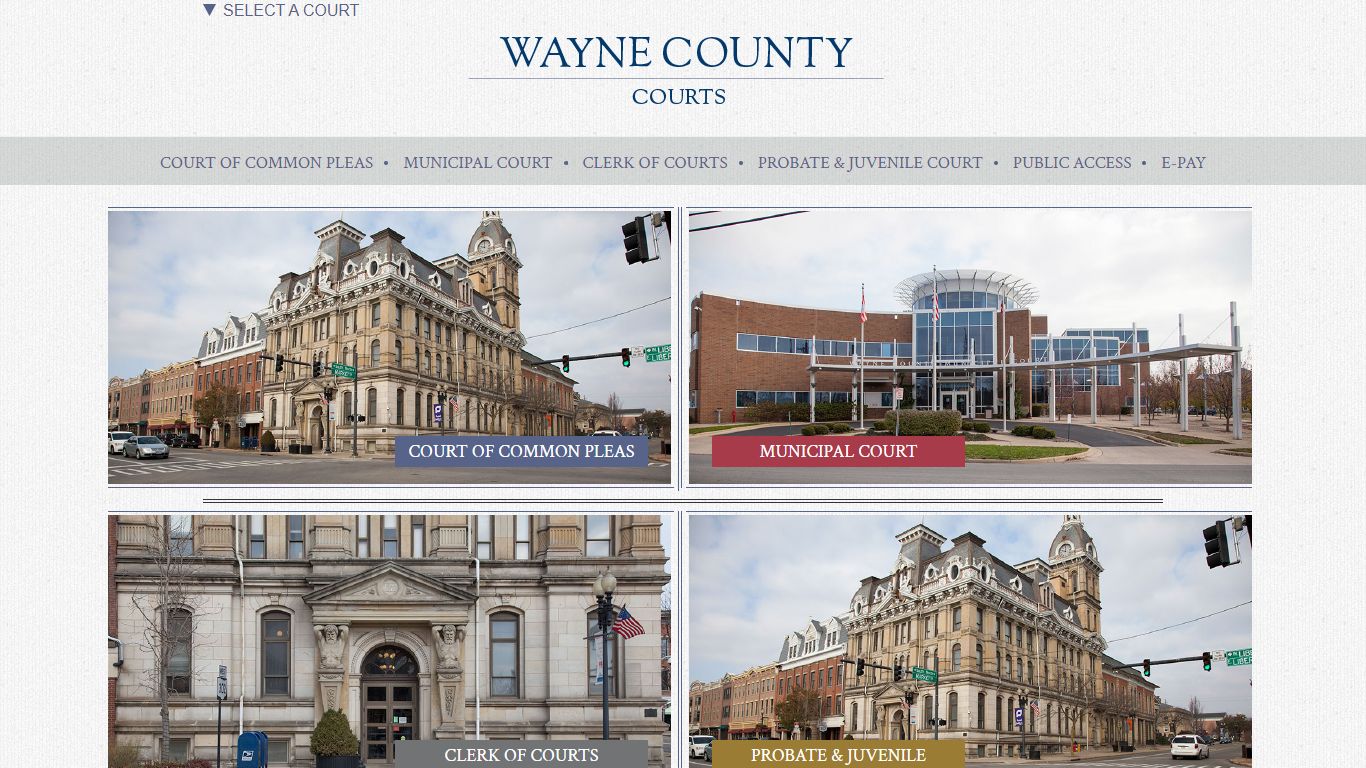 Wayne County Courts | Wayne County Ohio Courts Portal