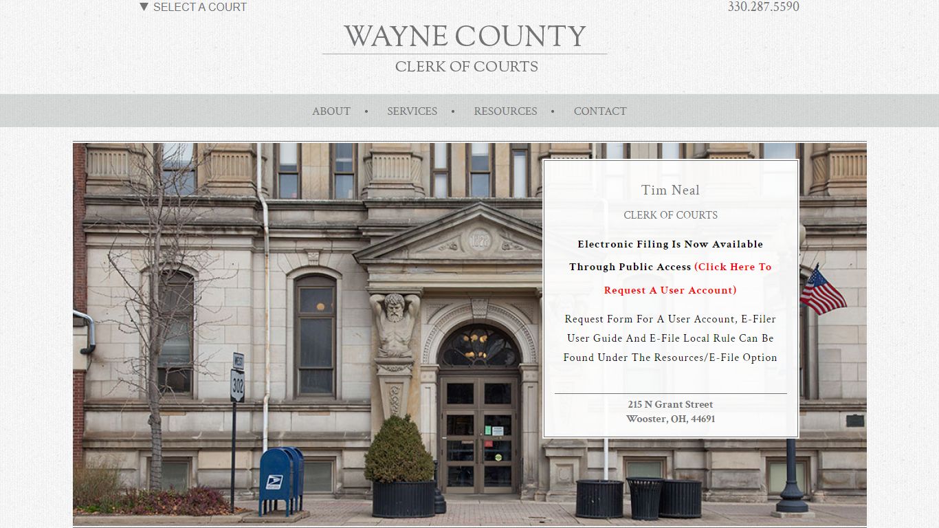 Clerk of Courts | Wayne County Ohio Clerk of Courts