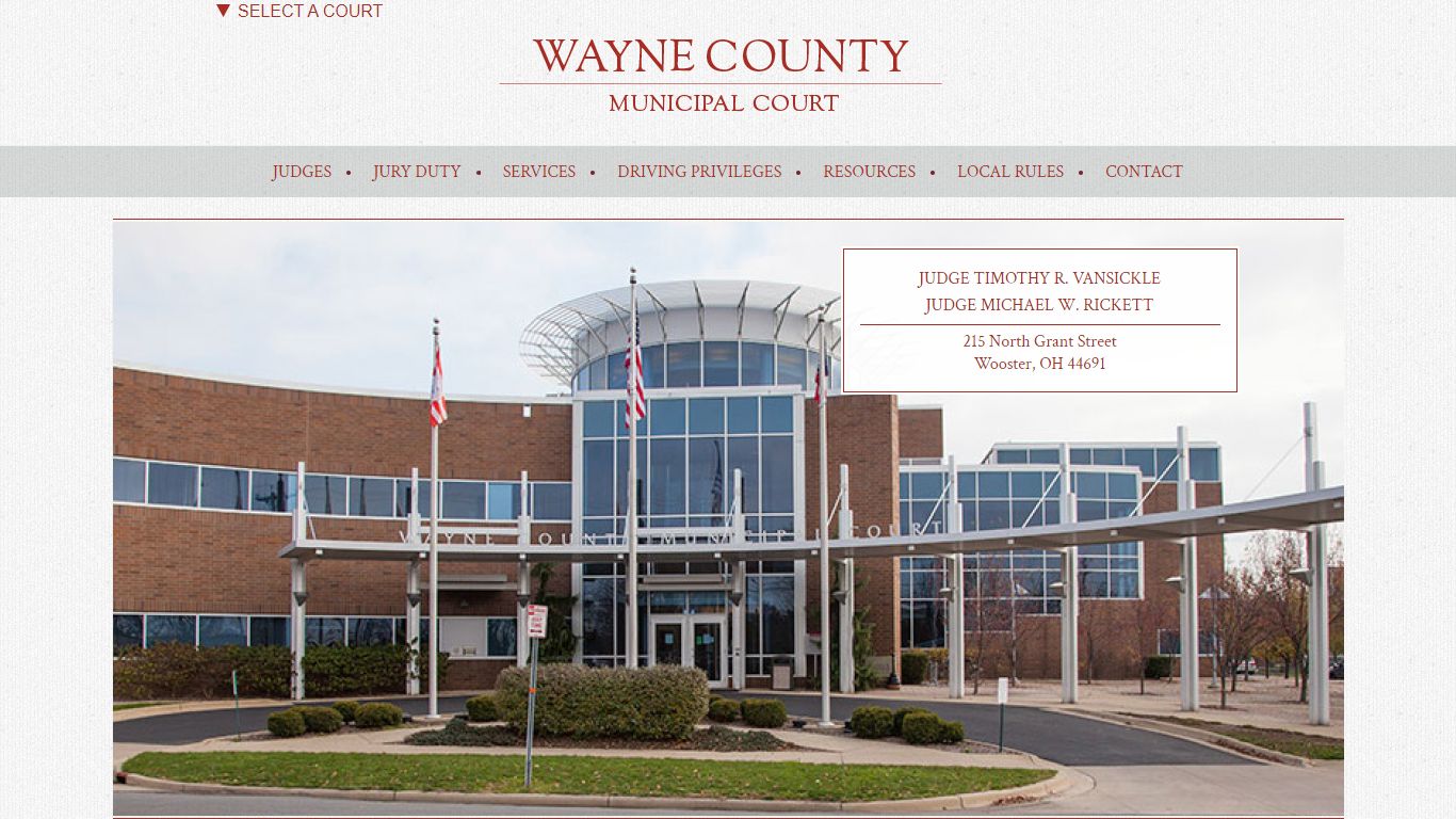 Municipal Court | Wayne County Ohio Municipal Court