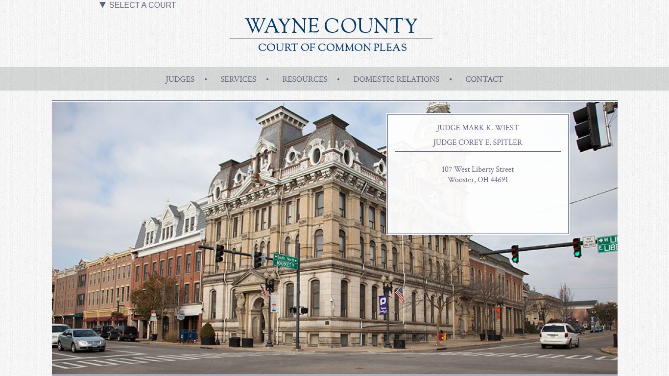 Court of Common Pleas | Wayne County Ohio Court of Common Pleas